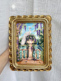 Geheimnisvoller Garten -  Limitierter Art Print im Barock-Rahmen